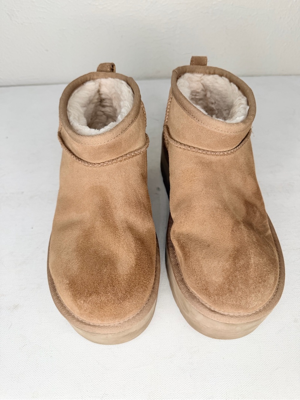 UGG Classic ultra mini platform chestnut boots - Picture 5 of 12